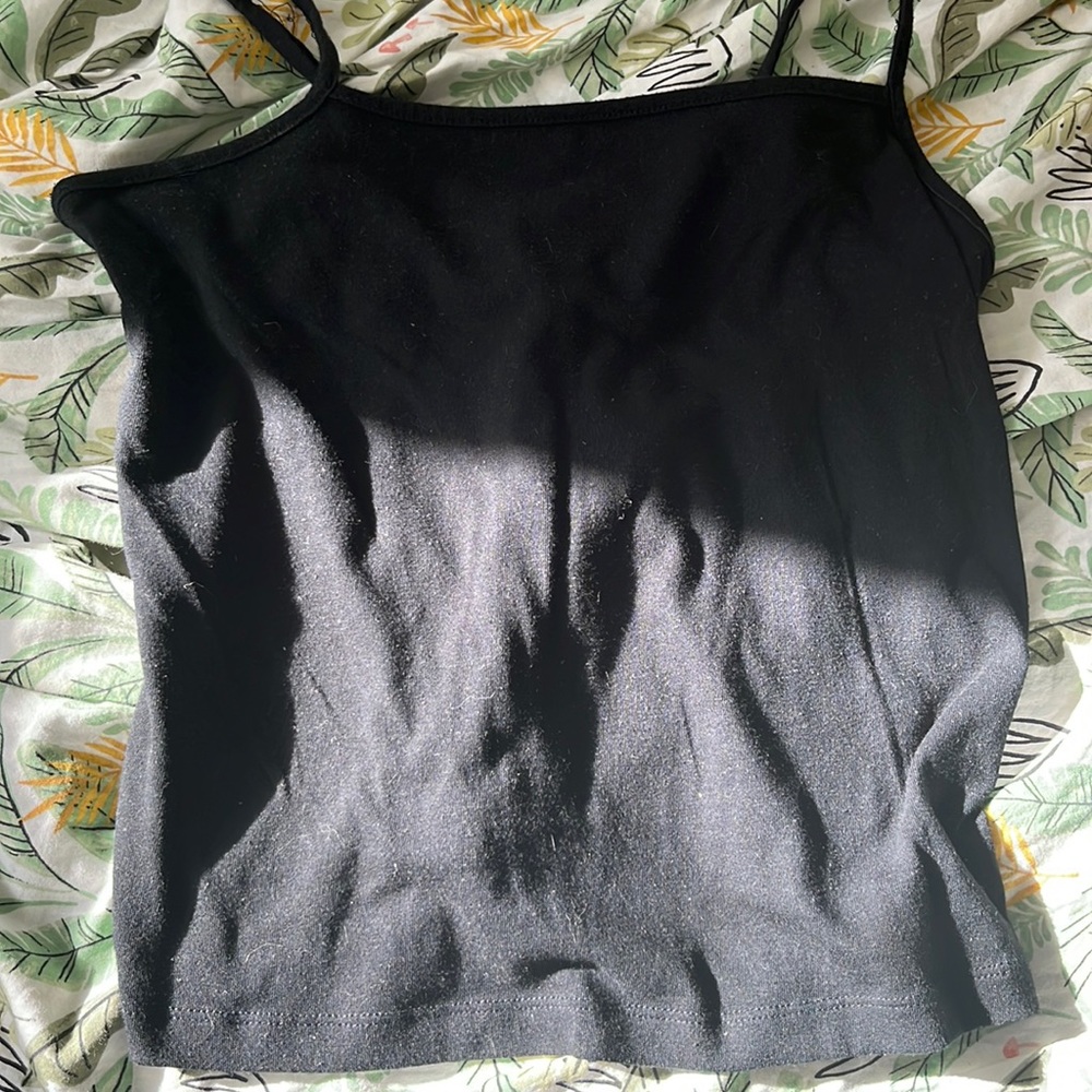 Black tank top